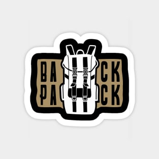 Backpacking shirt Sticker